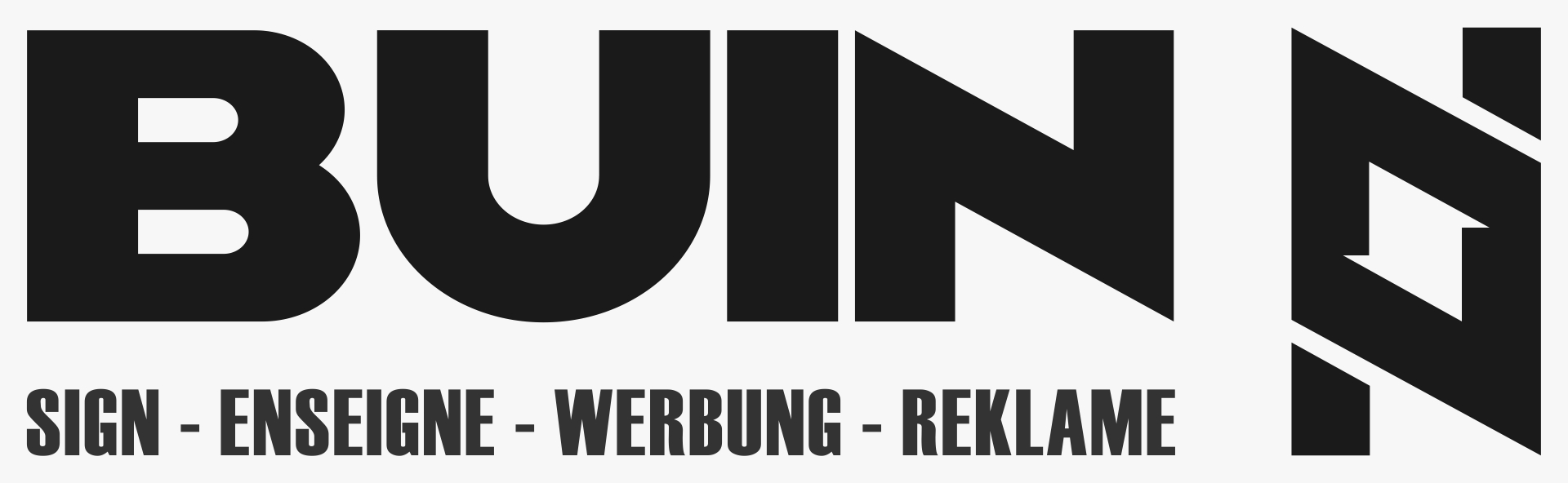 BUIN SIGN Logo | Desktop Wholesale Sign Manufacturer Istanbul Paris Amsterdam London Berlin Turkey Türkei Turquie Türkiye Werbung Doosletter Producer