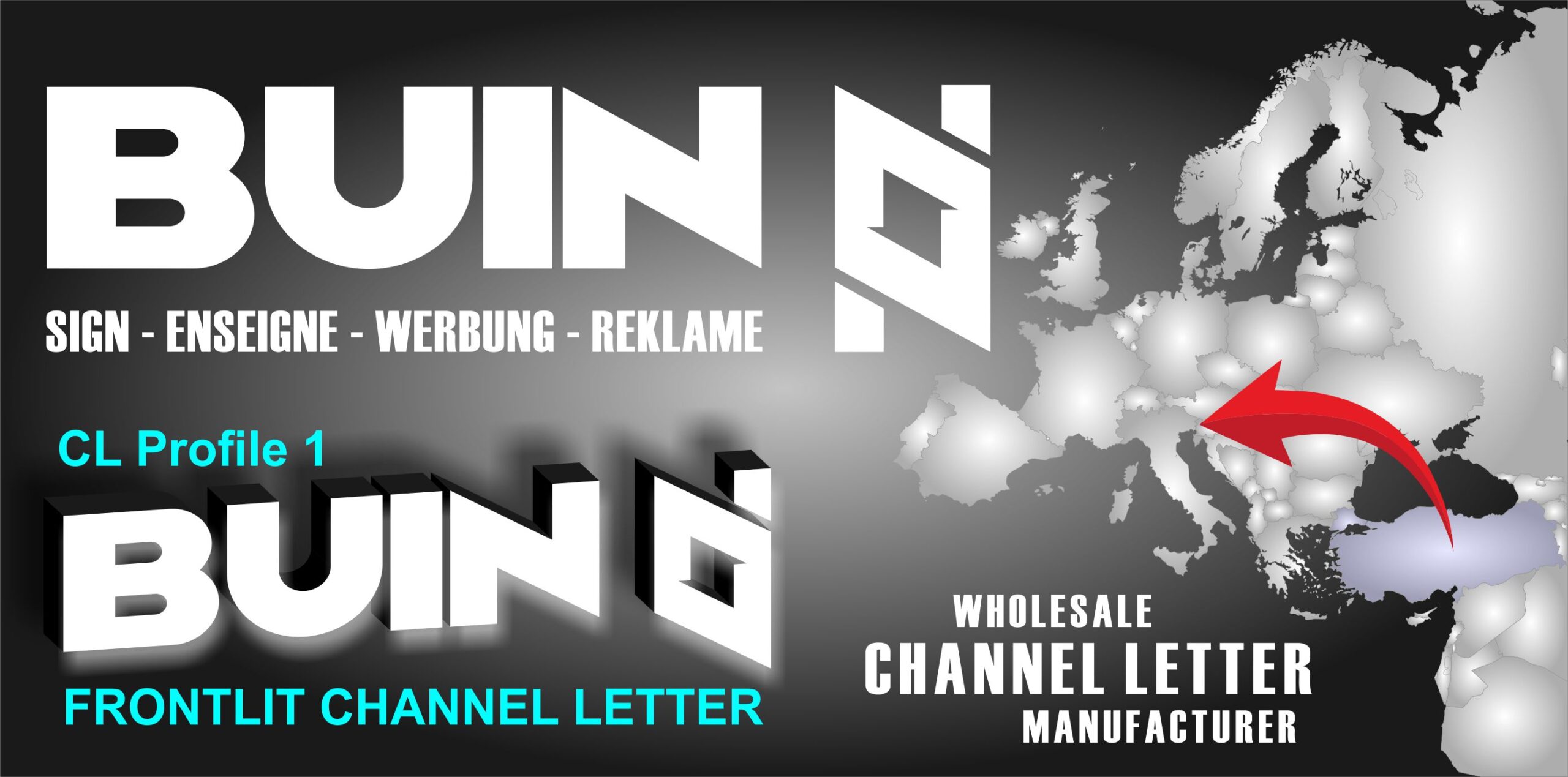 BUIN SIGN - SIGN MANUFACTURER - Producer - Sign maker - Channel Letter Manufacturer - Illuminated Signboard Producer - BUIN SIGN - iNAN REKLAM