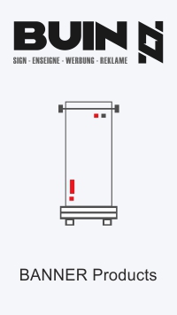 BANNER Products - DISPLAY - BUIN SIGN - Producer - Wholesale - Price - Display Products
