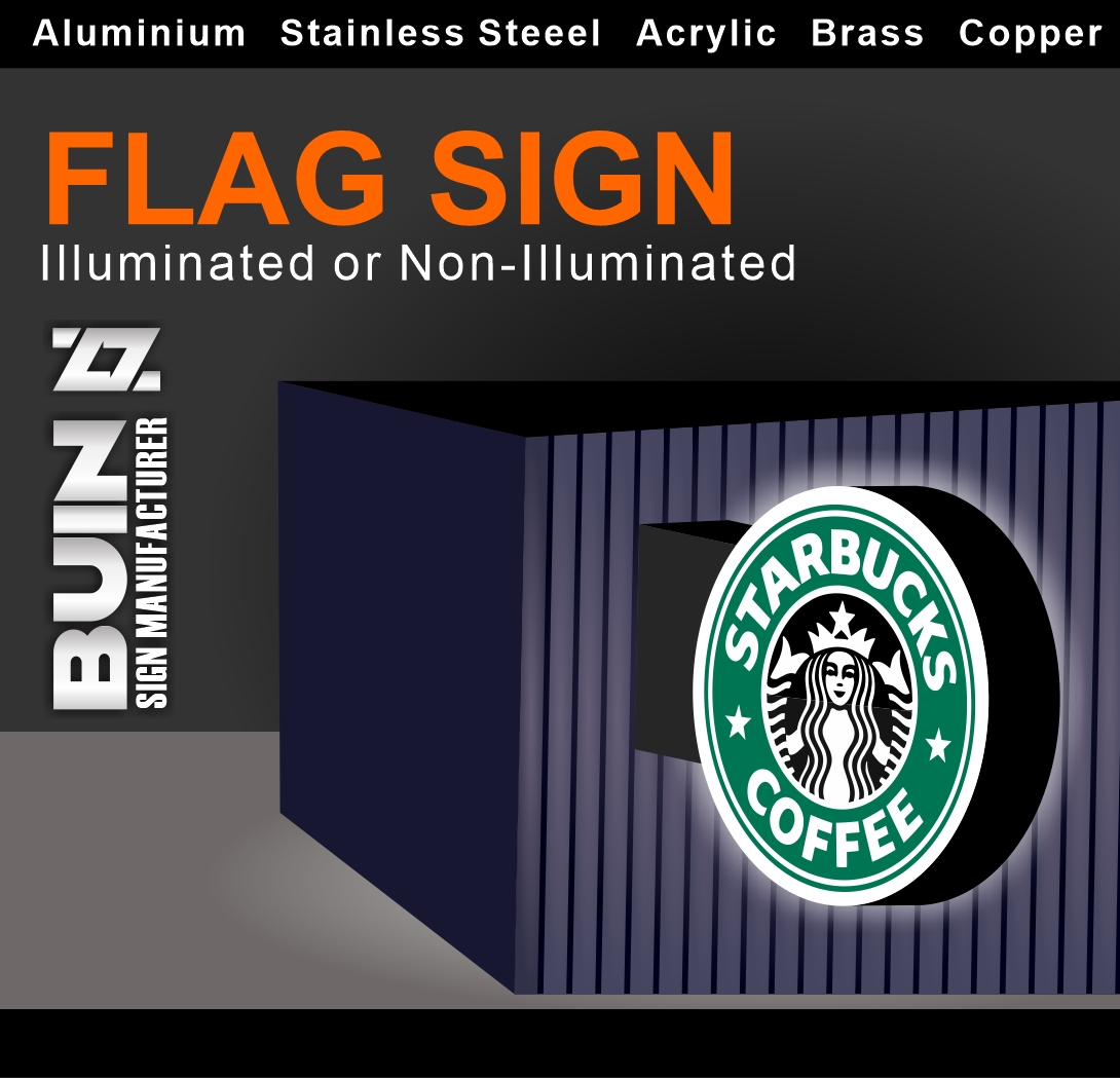 FLAG-SIGN-Aluminium-Illuminated-Flag-Sign-Wall-Sign-BUIN-buin-sign-buinsign-Aluminium-flag-sign-Producer-Manufacturer-Wholesale-Istanbul-paris-amsterdam-london-denmark-sweden-LED