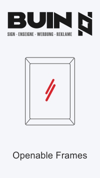 Openable Frame Products - DISPLAY - BUIN SIGN - Producer - Wholesale - Price - Display Products