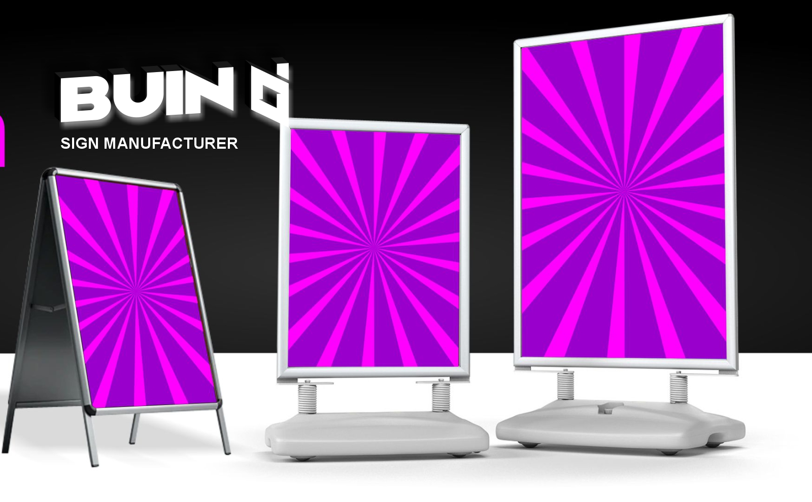 PAVEMENT SIGN - Display Products - Models - Price - BUIN SIGN - Wholesale - INAN Reklam - Producer - Wholesale Suppliers - Supplier - BUIN SIGN