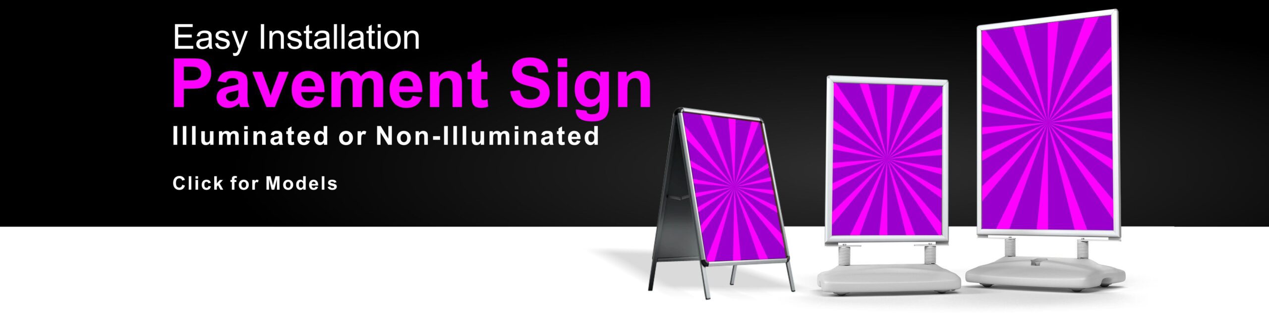 PAVEMENT SIGN - BUIN SIGN - Pavement Sign maker - Sign Shop - Producer - manufacturer - Wholesale Sign Sales - BUIN SIGN - ISTANBUL -