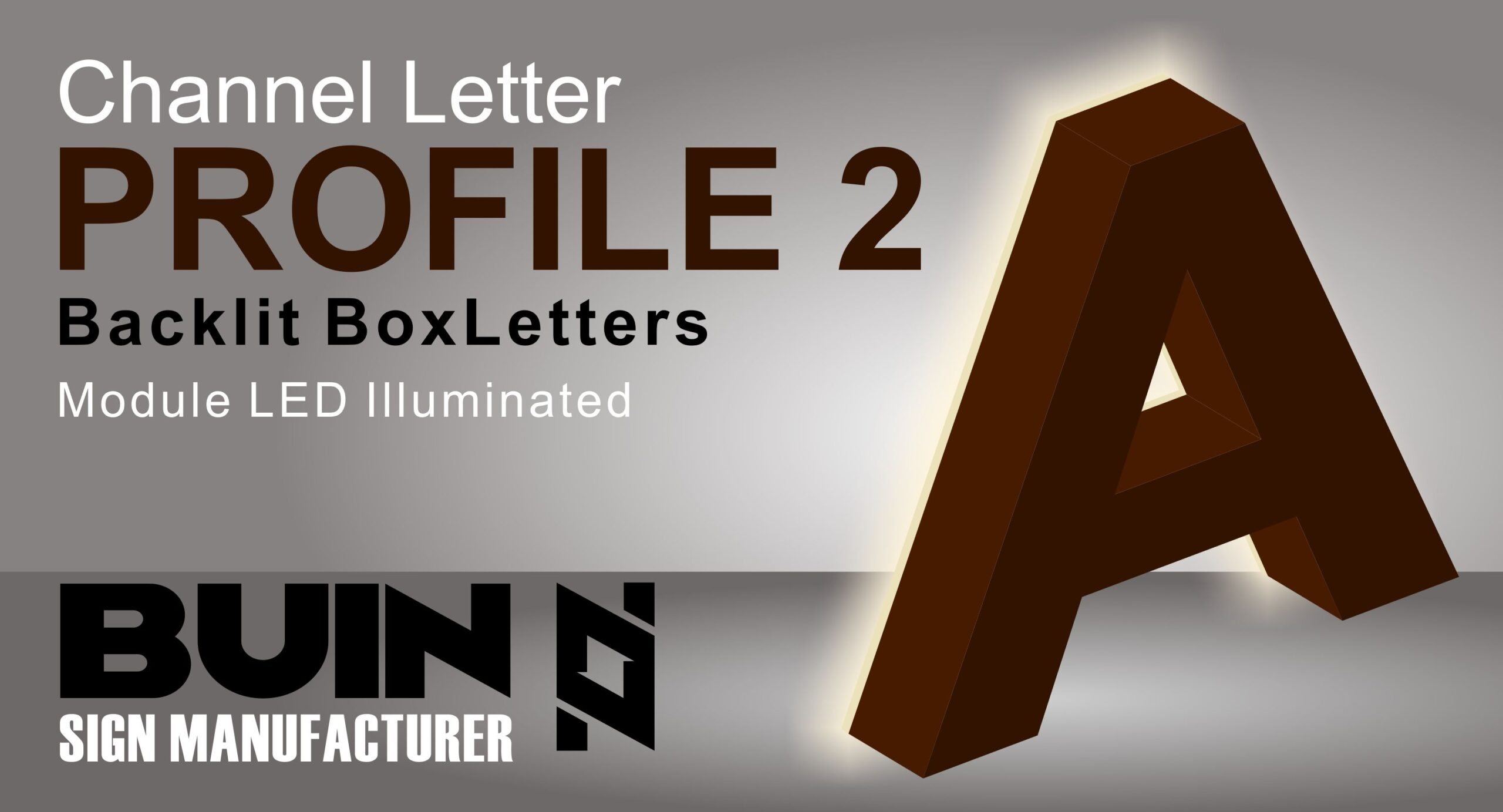 Channel Letter Profile 2