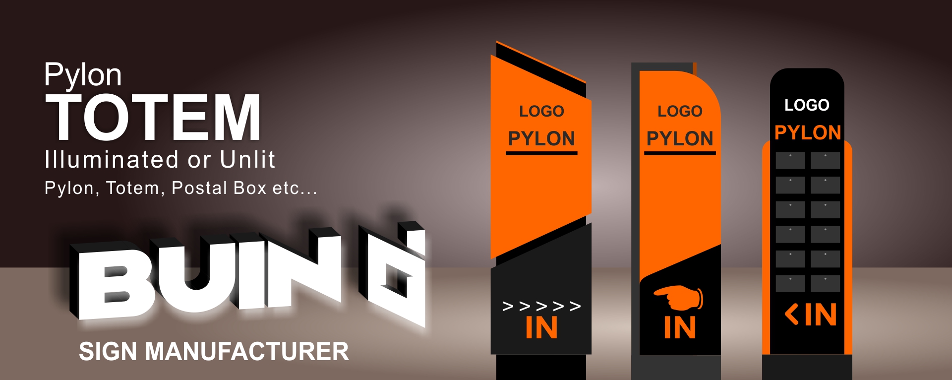 TOTEM Products - Totem Producer - Wholesale TOTEM Product - Pylon Makers - BUIN SIGN - Istanbul - Paris - Amsterdam - Berlin - France - Turkey - Türkei