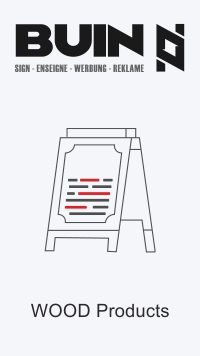 Wood Products - DISPLAY - BUIN SIGN - Producer - Wholesale - Price - Display Products